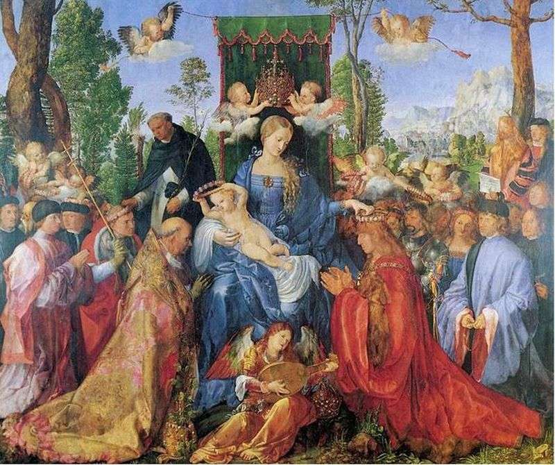 Feast of the beads by Albrecht Durer