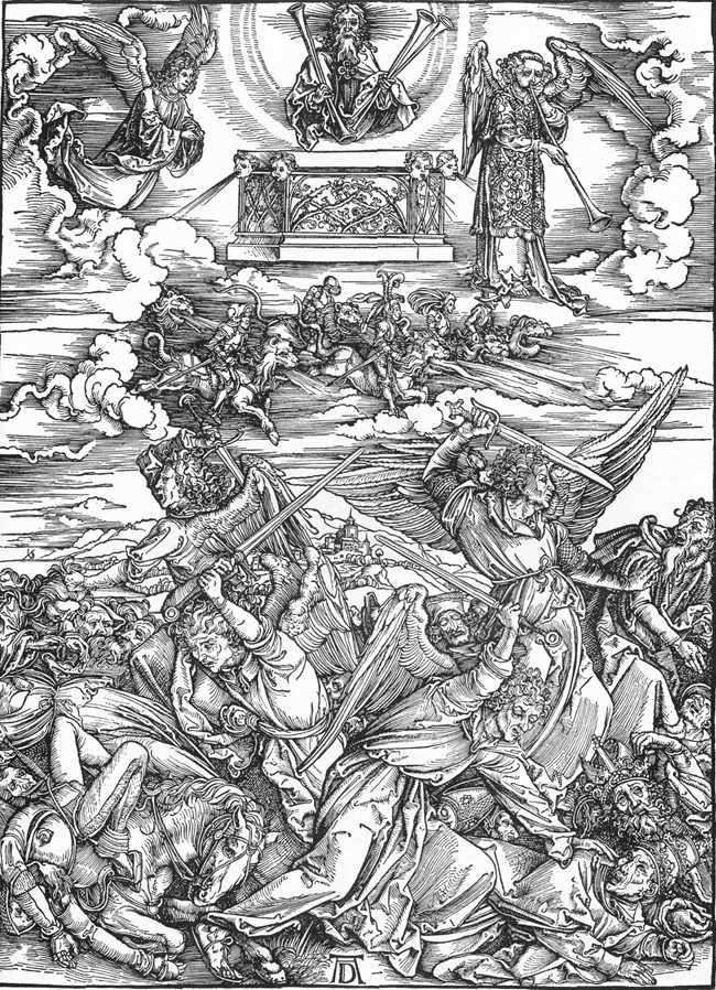 Four Angels of Death by Albrecht Durer