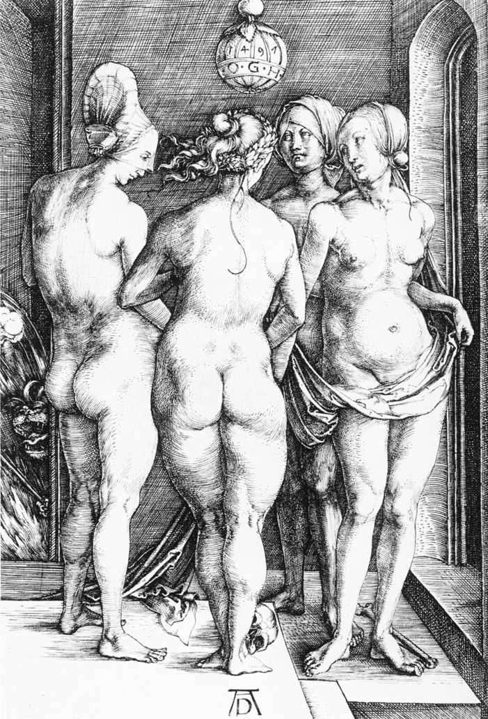 Four witches by Albrecht Durer