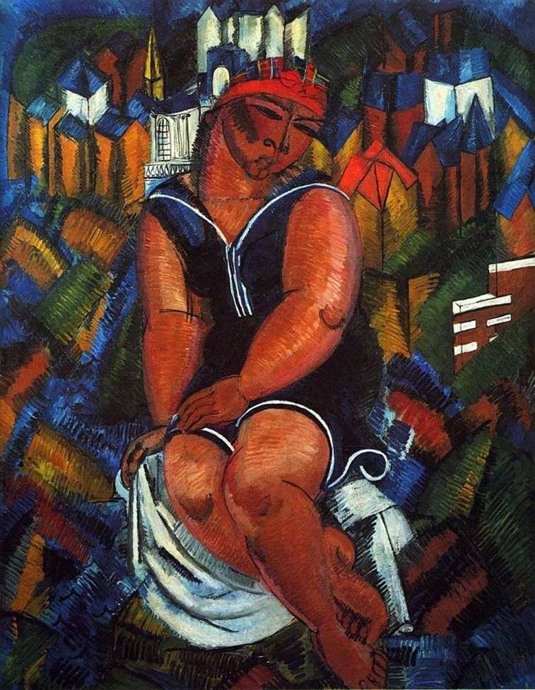 The great bather by Raoul Dufy