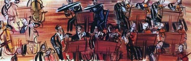 The Orchestra by Raoul Dufy
