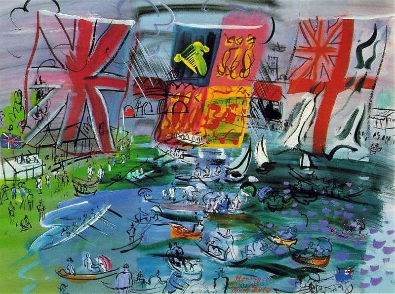 Regatta in Henley by Raul Dufy