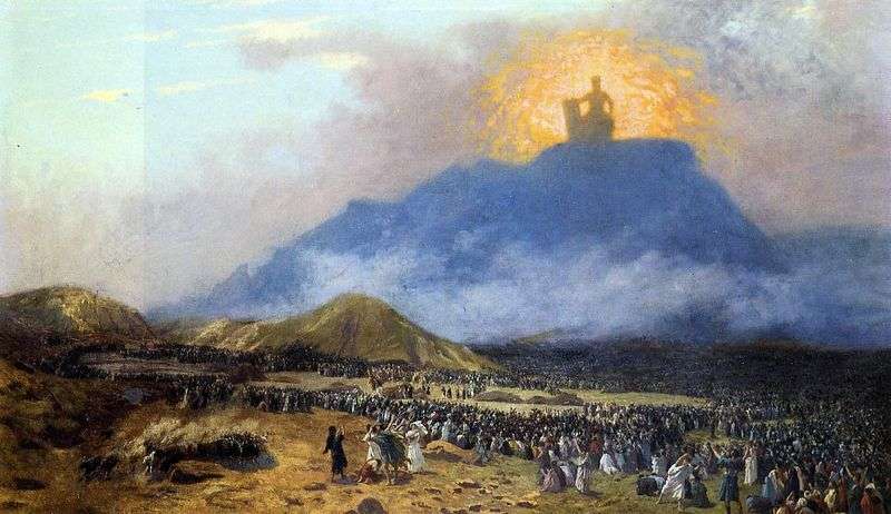 Moses on Mount Sinai by Jean Leon Jerome