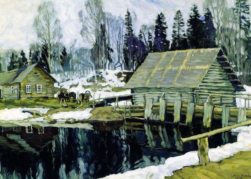 The dam by Stanislav Zhukovsky