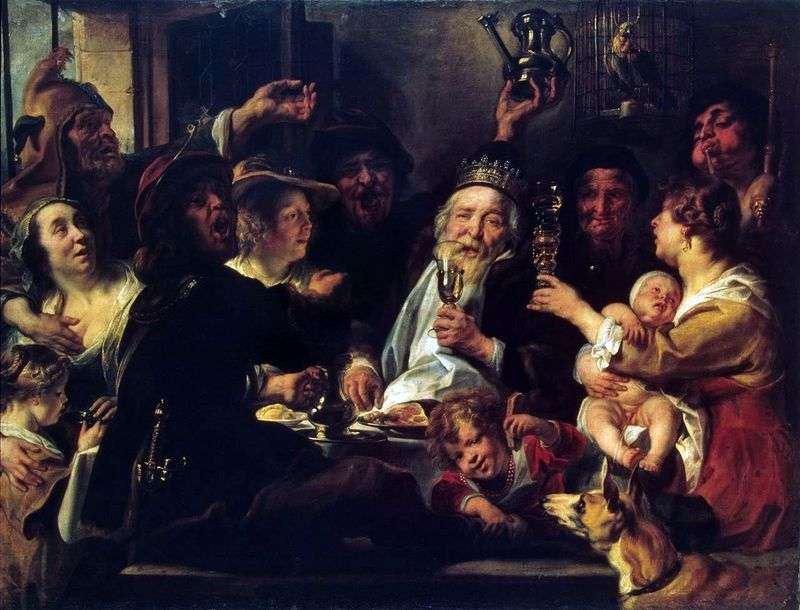 Bean King by Jacob Jordaens