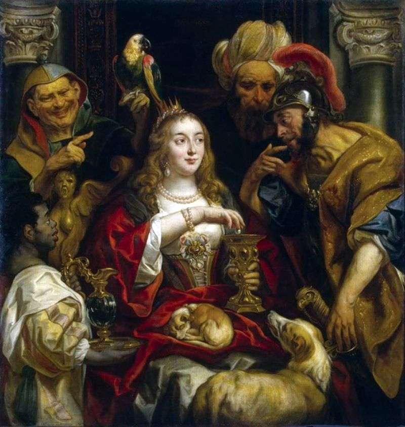 The Feast of Cleopatra by Jacob Jordaens