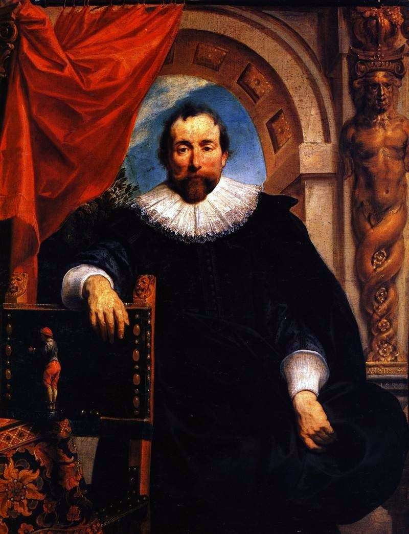 Portrait of Rutger Le Uither by Jacob Jordaens