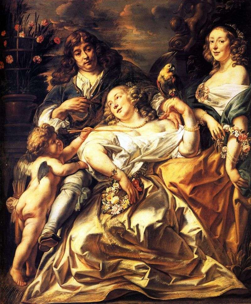 Family portrait by Jacob Jordaens