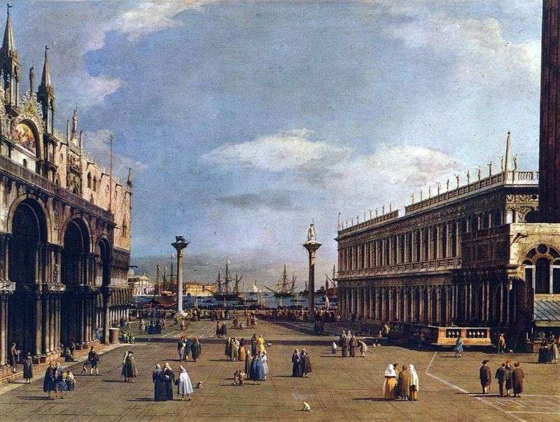 Piazzetta by Antonio Canaletto