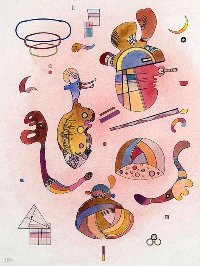 Isolated objects by Vasily Kandinsky