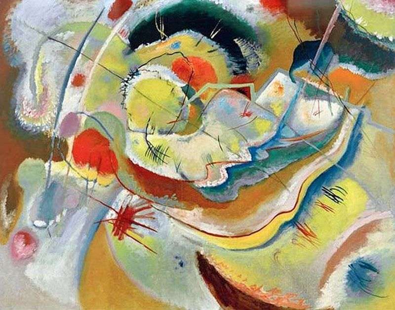 A small picture with yellow by Vasily Kandinsky