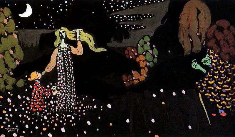 Night by Vasily Kandinsky