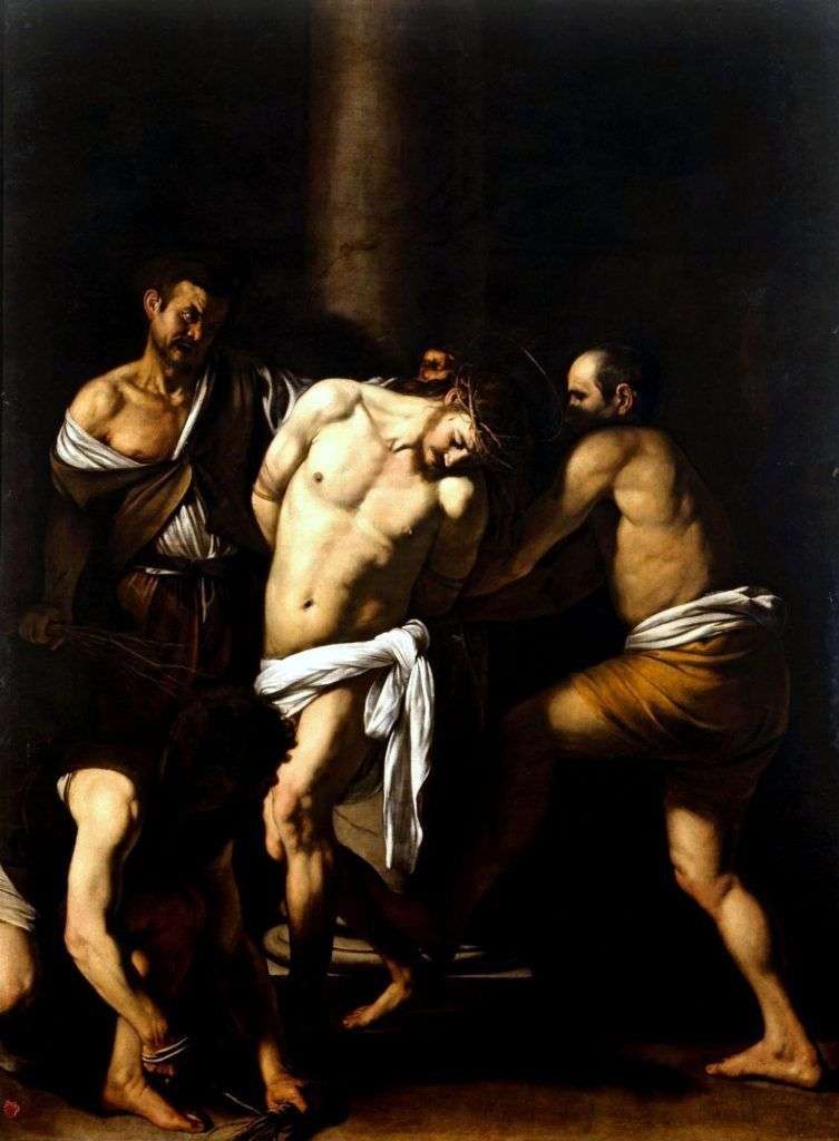 The Scourging of Christ by Michelangelo Merisi and Caravaggio