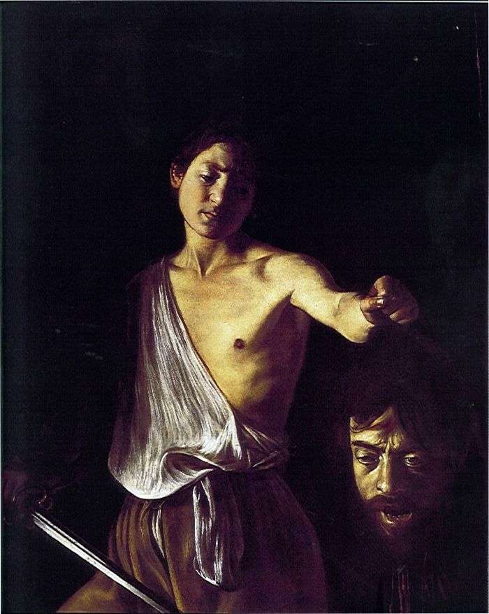 David with the head of Goliath by Michelangelo Merizi da Caravaggio
