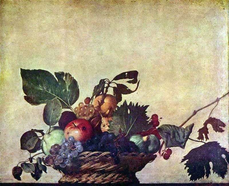 Fruit Basket by Michelangelo Merisi and Caravaggio