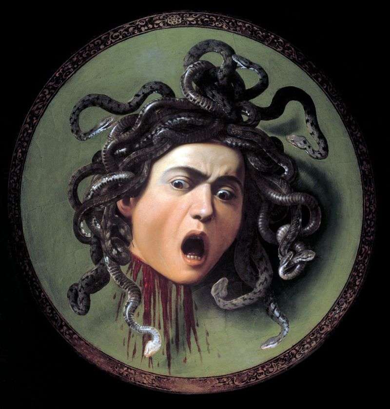 Medusa Gorgona by Michelangelo Merisi and Caravaggio