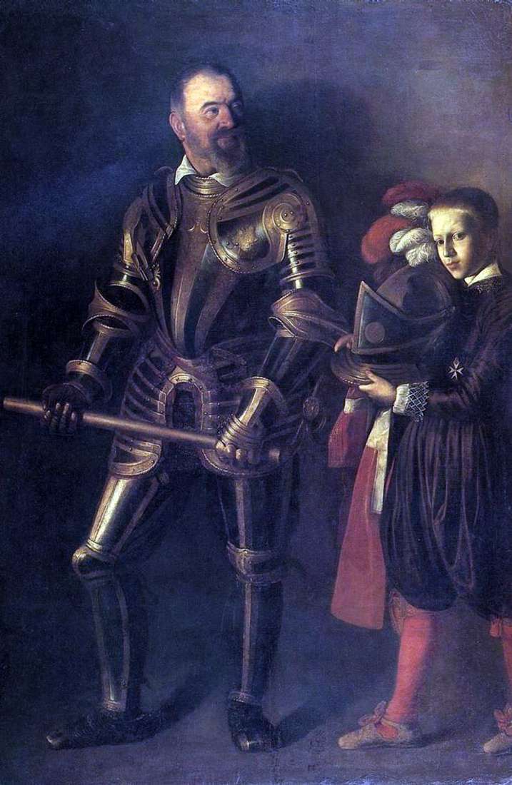 Portrait of Alof de Viñakura by Michelangelo Merisi da Caravaggio
