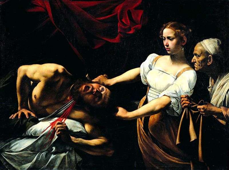 Judith, killing Holofernes by Michelangelo Merisi da Caravaggio