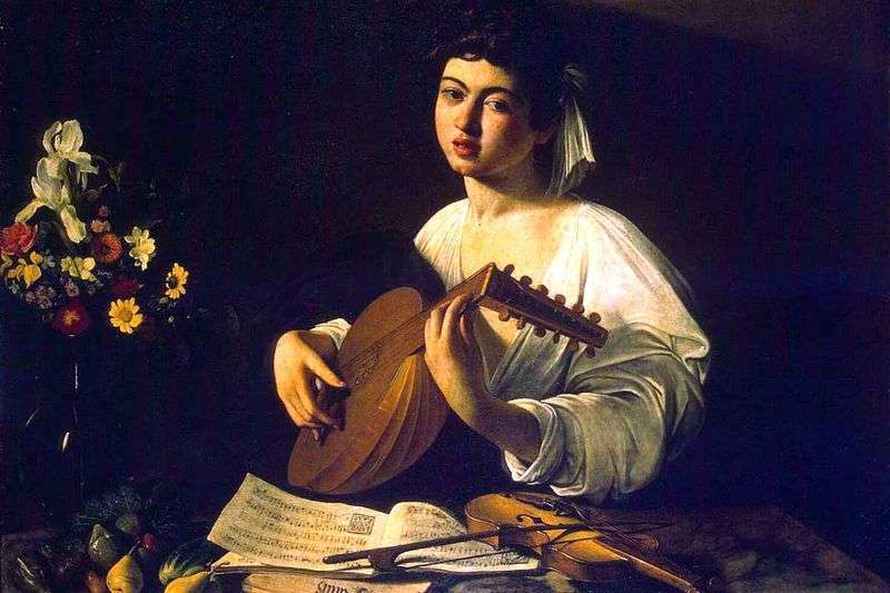 A young man with a lute by Michelangelo Merisi da Caravaggio