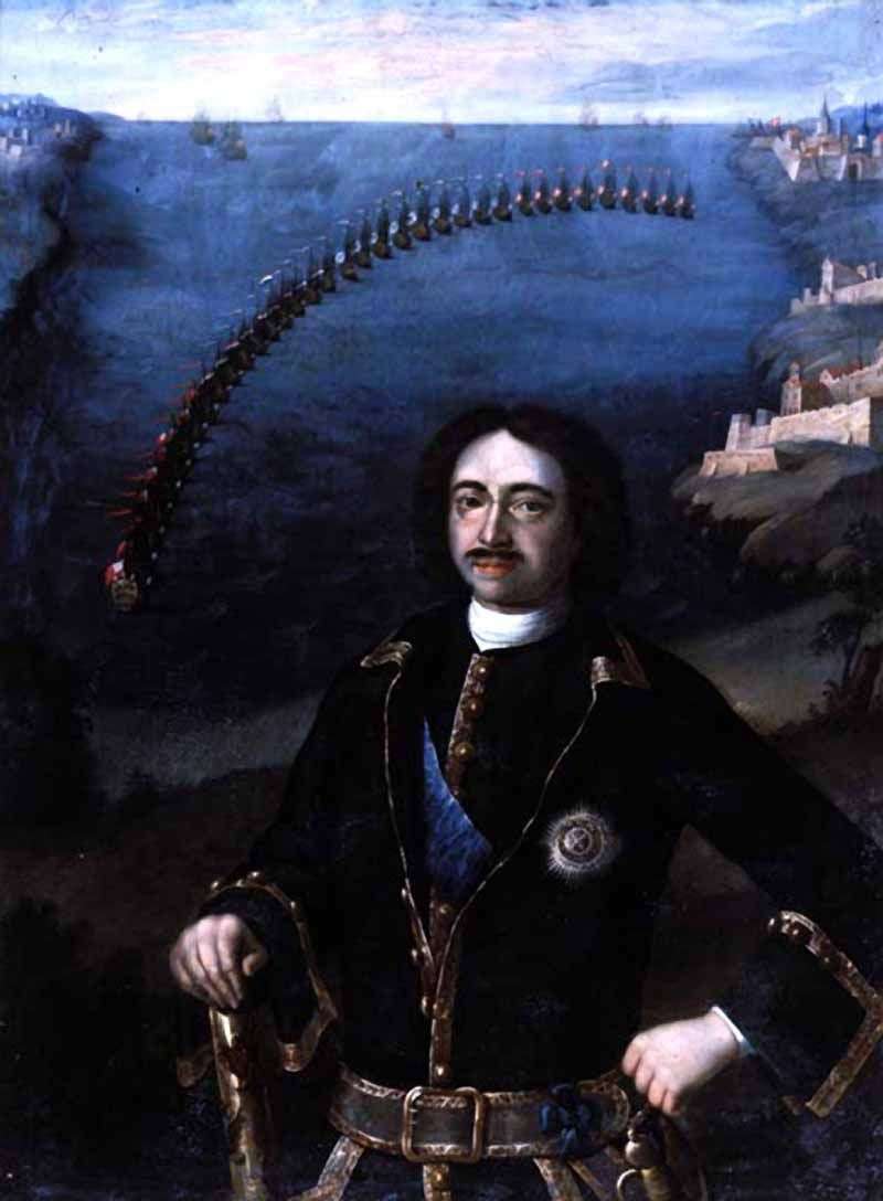 Portrait of Peter I by Louis Caravacq