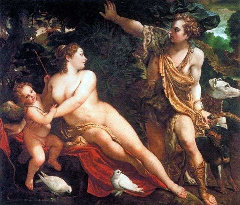 Venus, Adonis and Cupid by Annibale Carracci