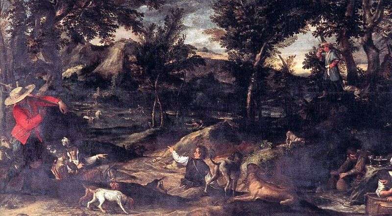 Hunting by Annibale Carracci