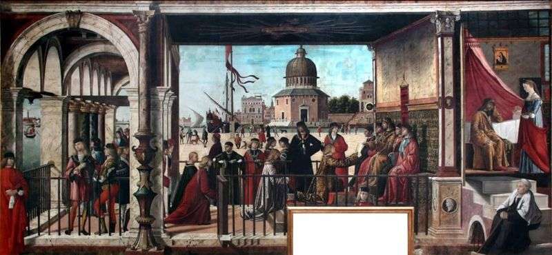The arrival of the British ambassadors by Vittore Carpaccio