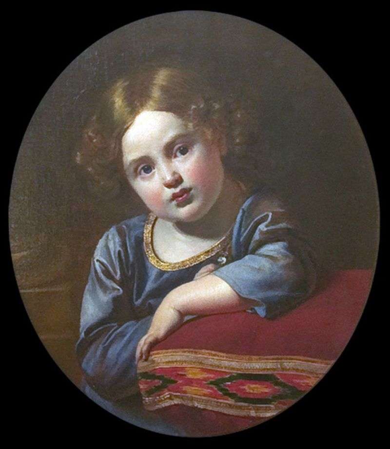 Portrait of E. G. Gagarin in his childhood by Orest Kiprensky