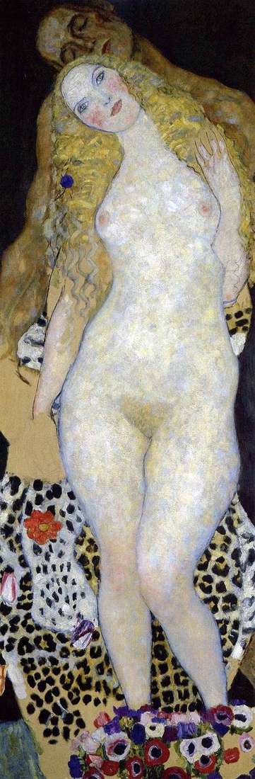 Adam and Eve by Gustav Klimt