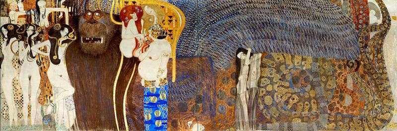 Beethoven frieze by Gustav Klimt