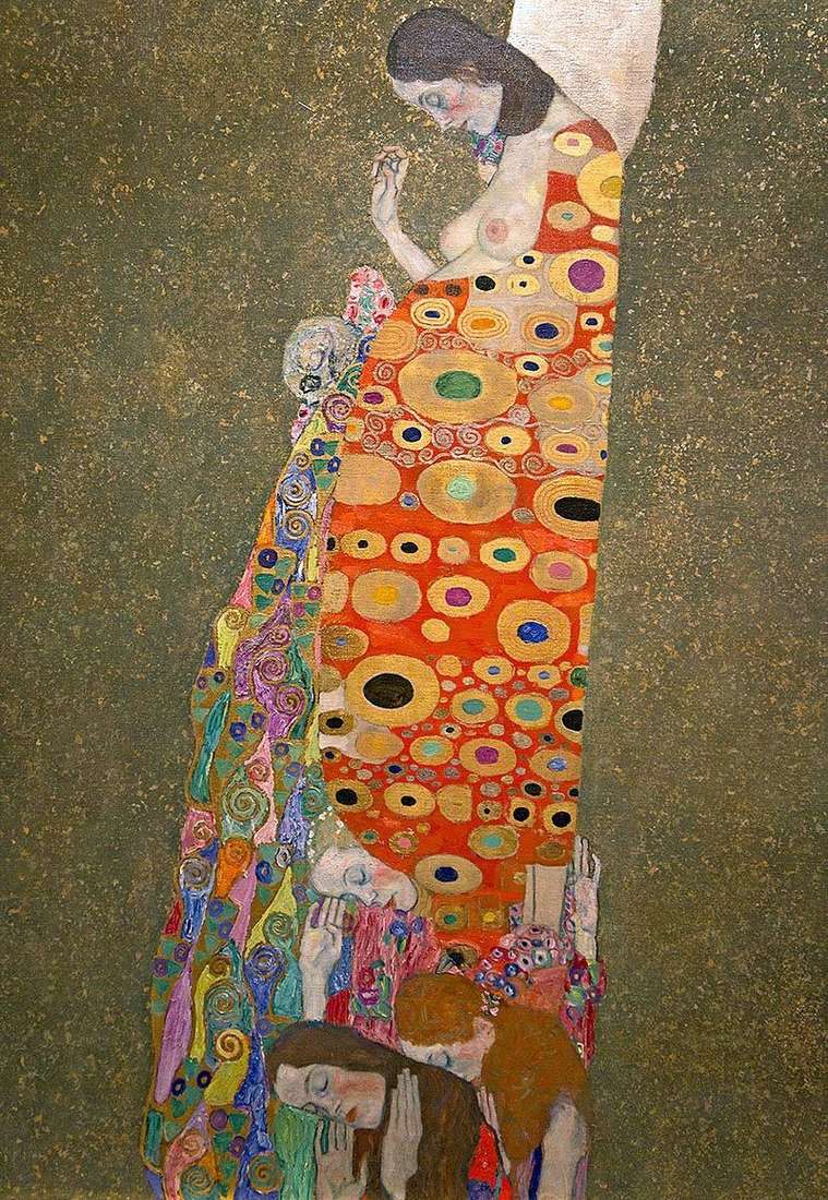 Hope II by Gustav Klimt