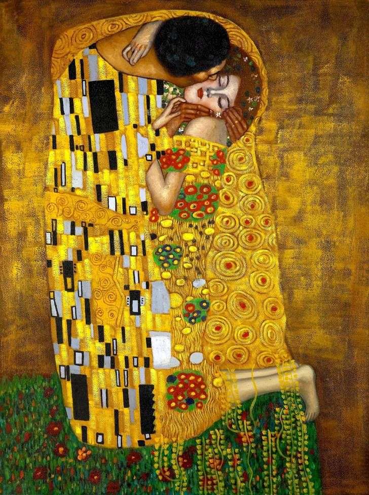 Kiss by Gustav Klimt