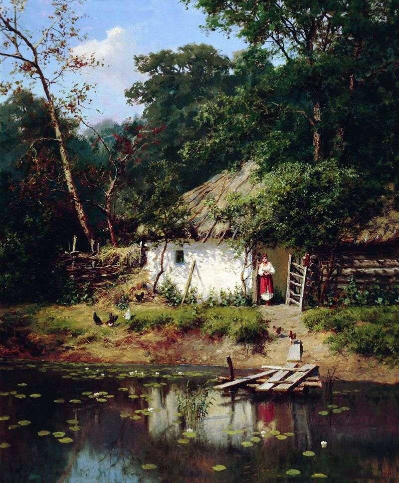 The Ukrainian hut by Alexander Kiselev