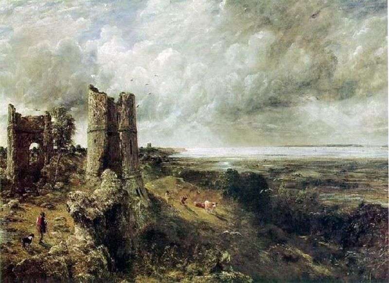 Hadley Castle by John Constable
