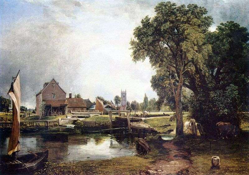 Mill in Dedham by John Constable