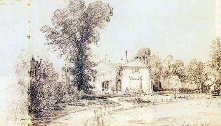 Outline by John Constable