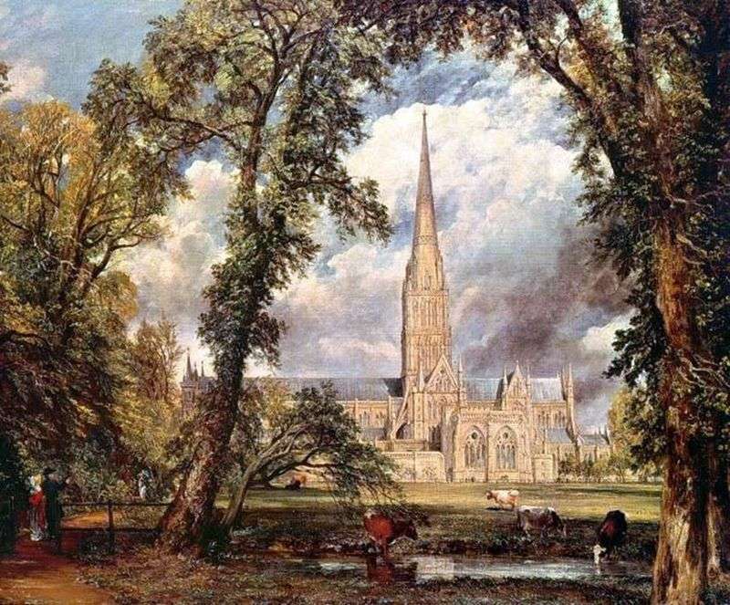 Cathedral in Salisbury by John Constable