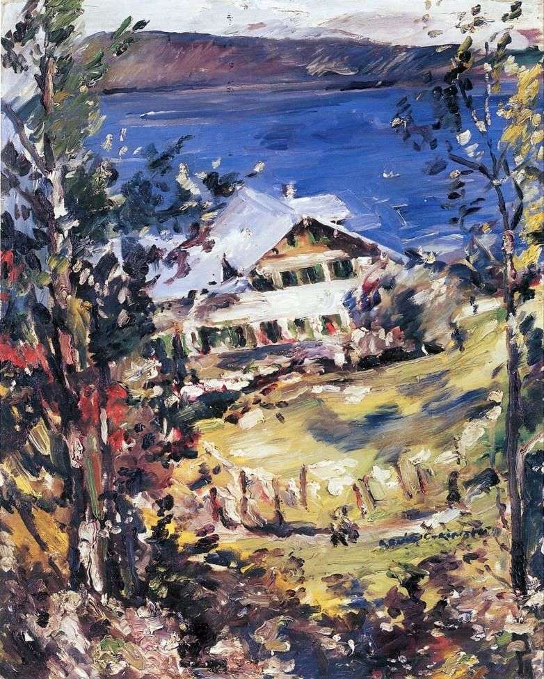 Peasant House in Walchensee by Lovis Corinth