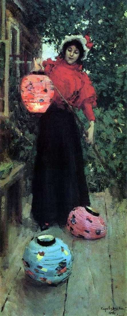 Paper Lanterns by Konstantin Korovin ❤️ - Korovin Constantine