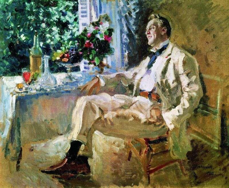 Portrait of Chaliapin by Konstantin Korovin