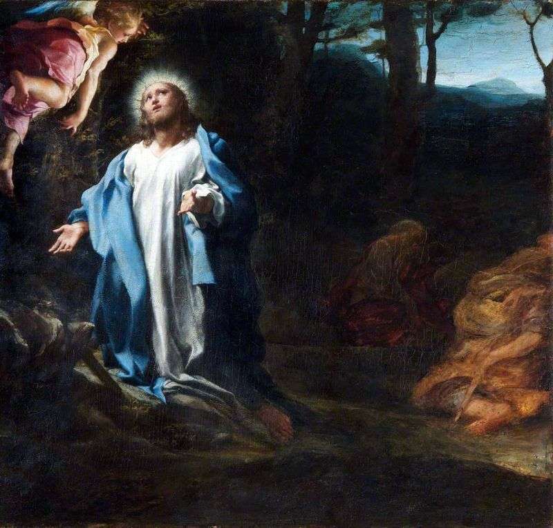 Prayer in the Garden of Gethsemane by Correggio (Antonio Allegri)