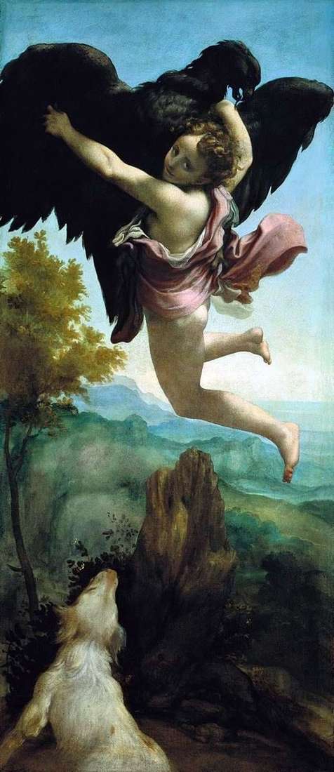 The abduction of Ganymede by Correggio (Antonio Allegri)