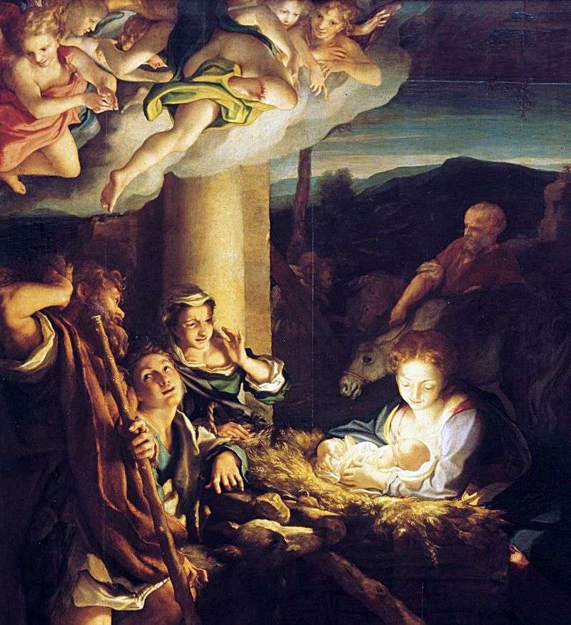 Nativity of Christ (Night) by Correggio (Antonio Allegri)