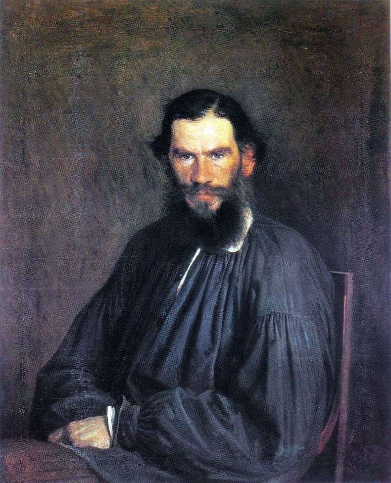 Portrait of Leo Tolstoy by Ivan Kramskoy