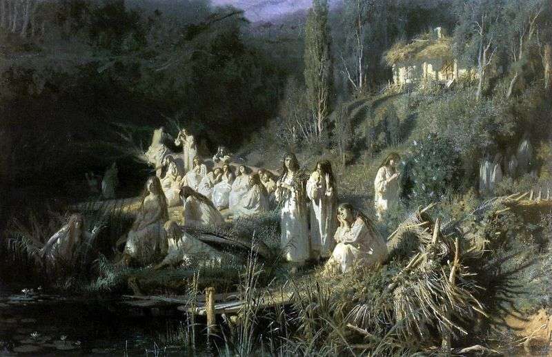 May Night (The Mermaids) by Ivan Kramskoy