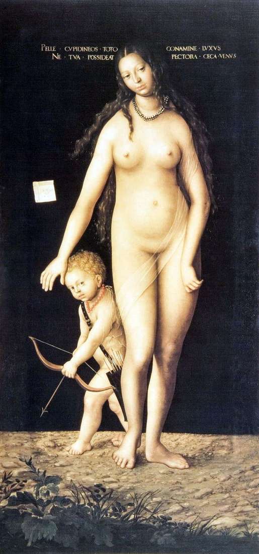 Venus and Cupid by Lucas Cranach