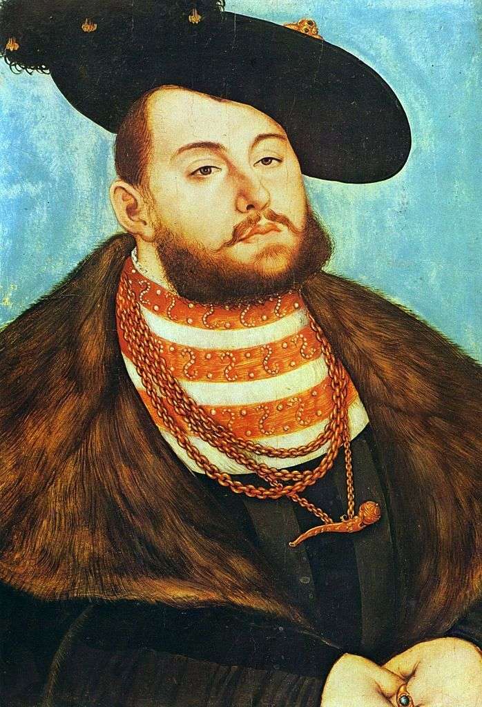 Portrait of Johann Friedrich the Magnanimous by Lucas Cranach