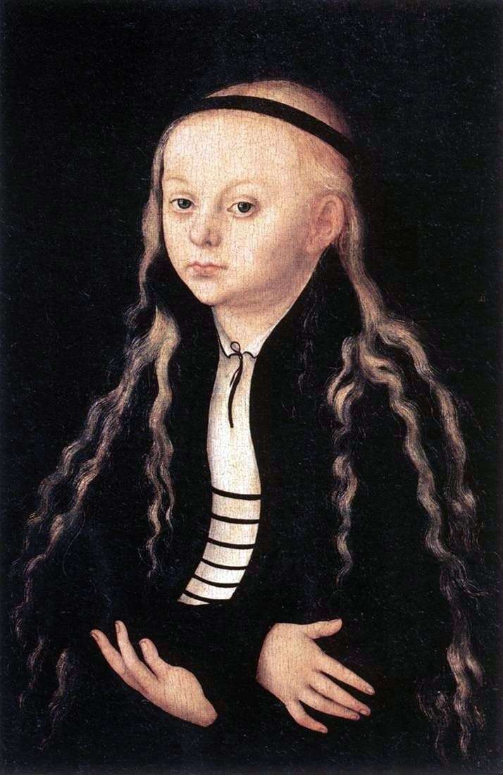 Portrait of Magdalena Luther by Lucas Cranach