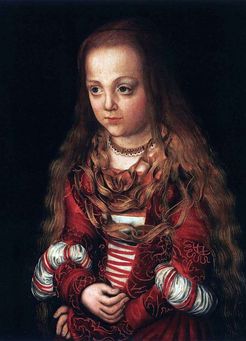 Portraits of the prince and the princess by Lucas Cranach