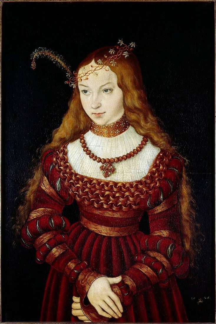 Princess Sibylla of Cleves by Lucas Cranach